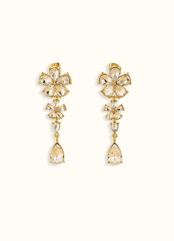 Floral Linear Earrings Jewelry | Azazie