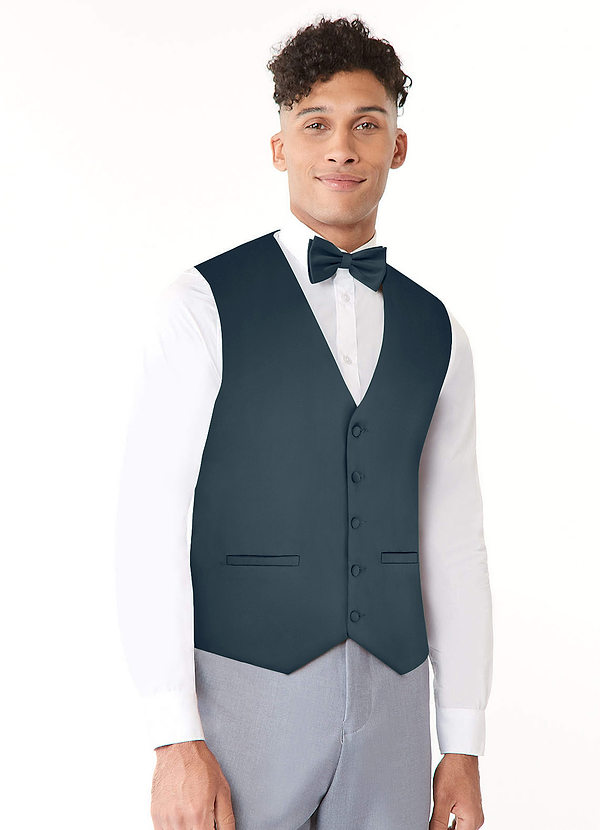 front Gilet en satin extensible