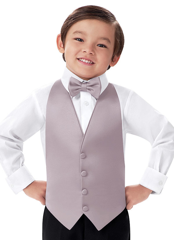 front Boy's Matte Satin Vest