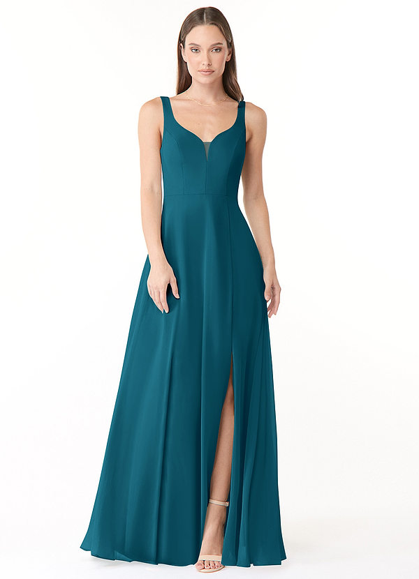 Ink Blue Azazie Kianna Bridesmaid Dresses | Azazie