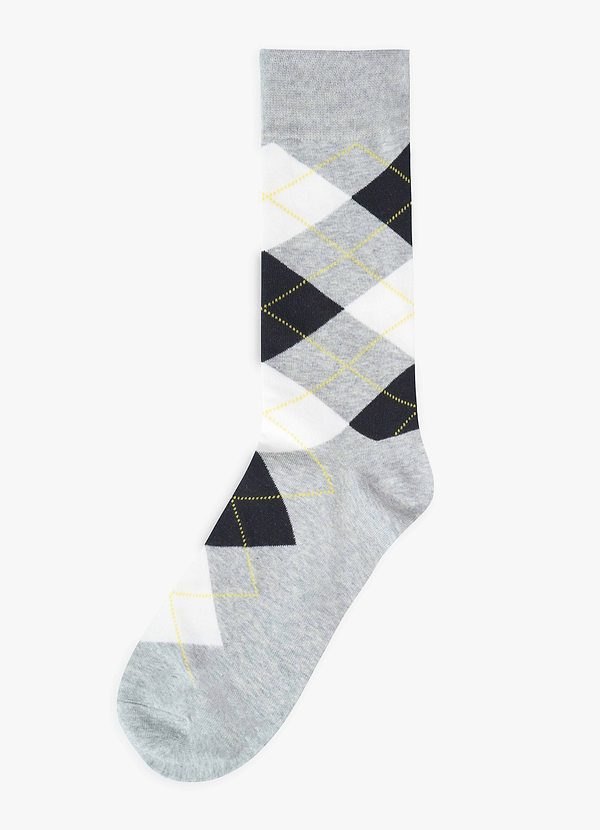 front Contrasterende Argyle Groomsmen Sokken