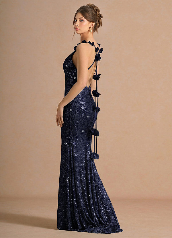 Robe Longue Bleu Crépuscule Elorae image1