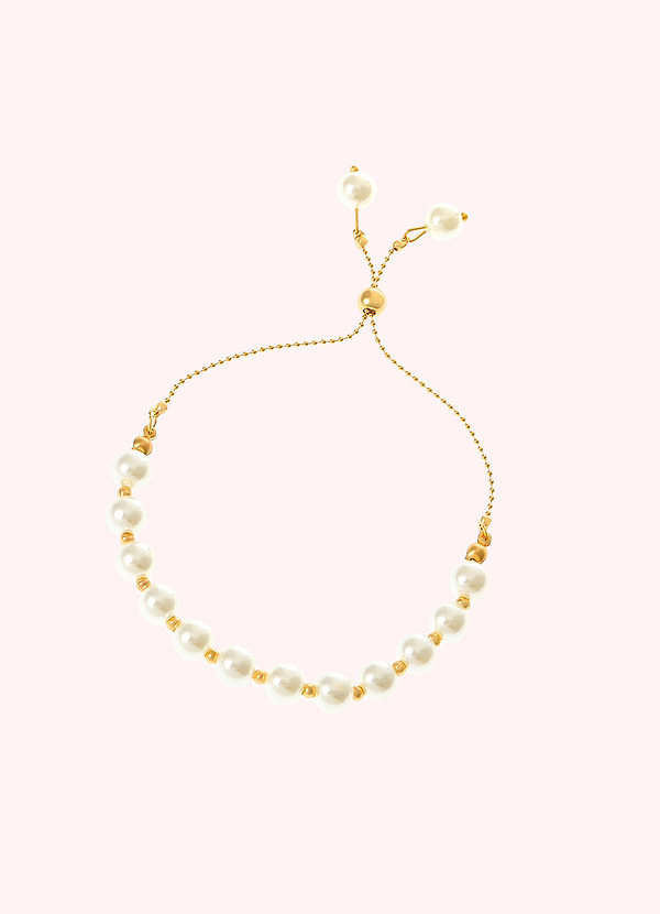 back Beaded Pearl Bracelet