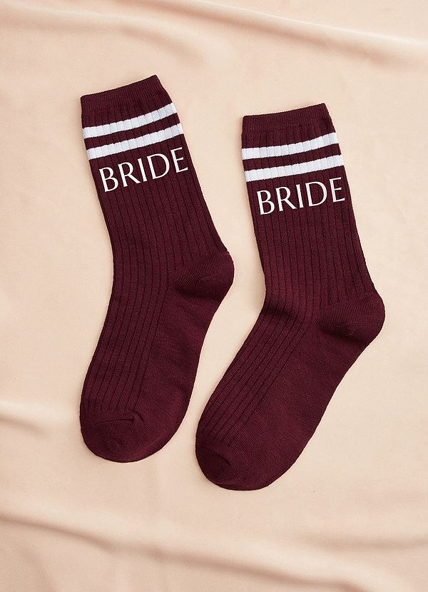 front Calcetines de doble raya personalizables