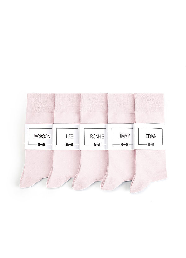 front Chaussettes habillées pour hommes avec étiquette personnalisée