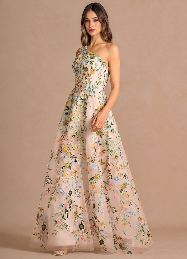 Maribel Blush Pink Multi Maxi Dress image1