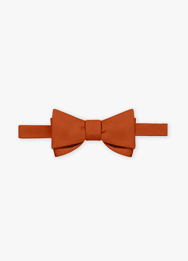 front Stretch Satin Bow Tie