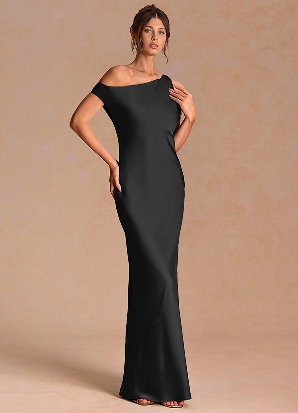 Maxi jurk Amory Zwart image1