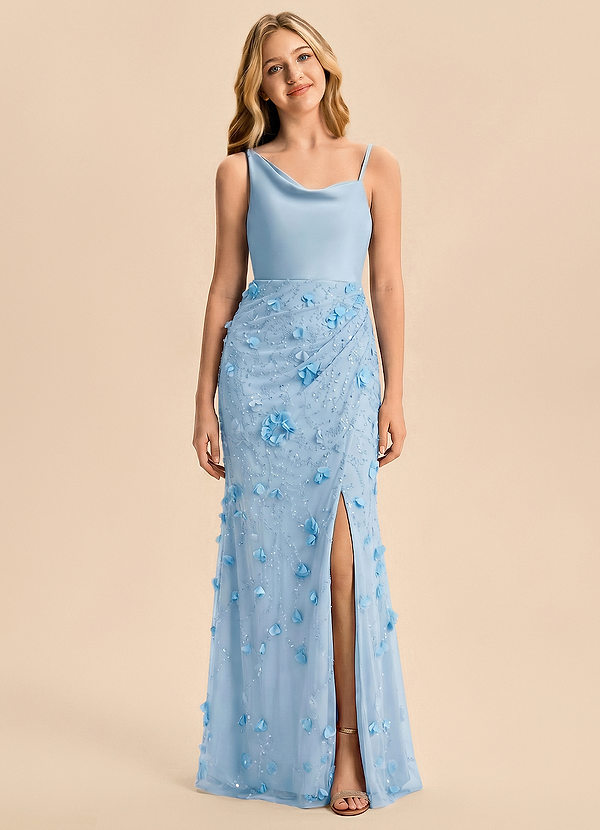 front Azazie Vivia Junior Formal Dress