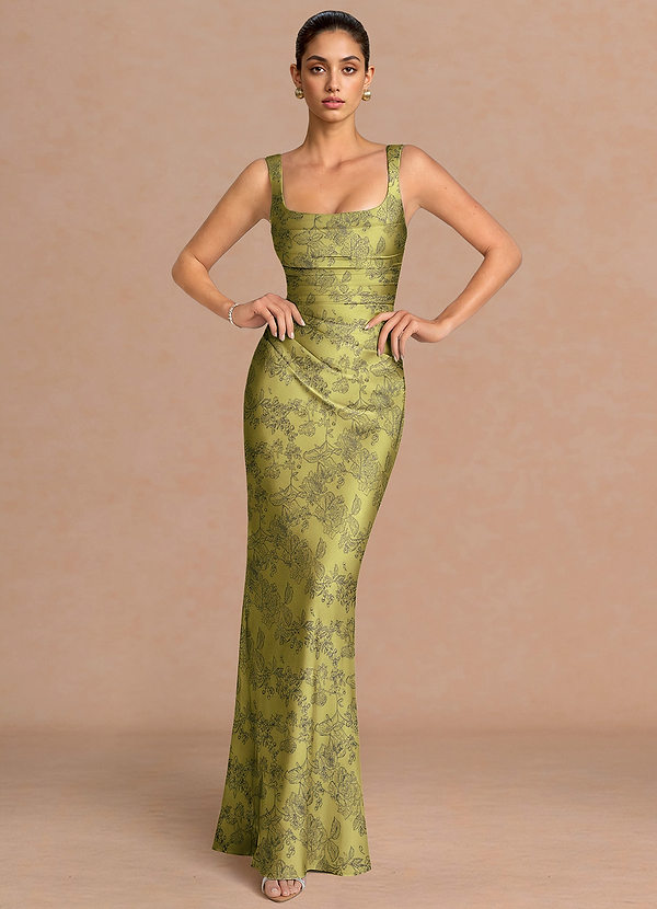 Agustina Moss Navy Maxi Dress image1