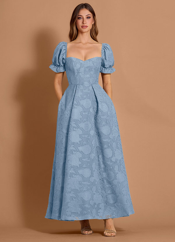 Robe Maxi Bleu Brumeux Lanthe image1