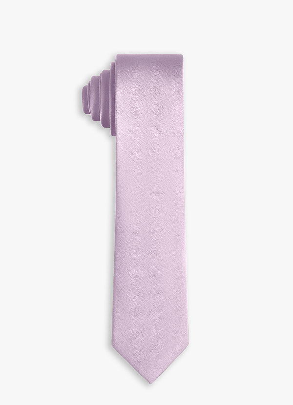 front Stretch Satin Skinny Tie