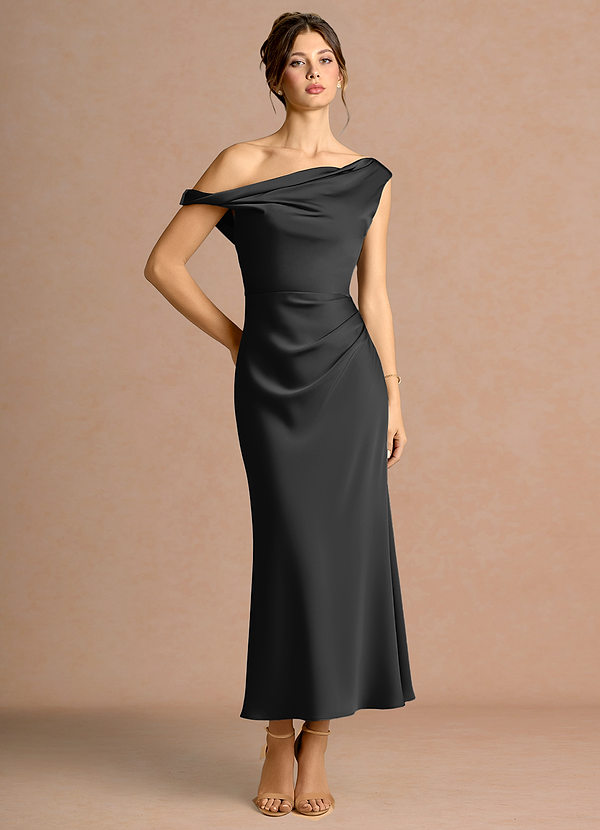 Robe Longue Noir Grevina image1