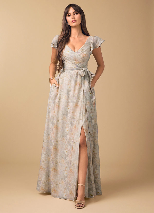 Laini Watercolor Bloom Maxi Dress image1
