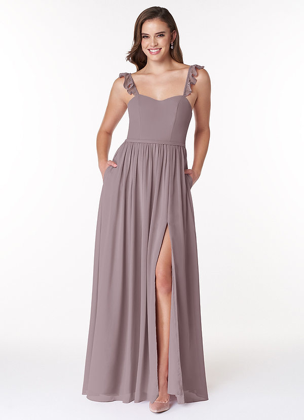 Azazie Metz Ready to Ship Dusk Chiffon Bridesmaid Dresses | Azazie