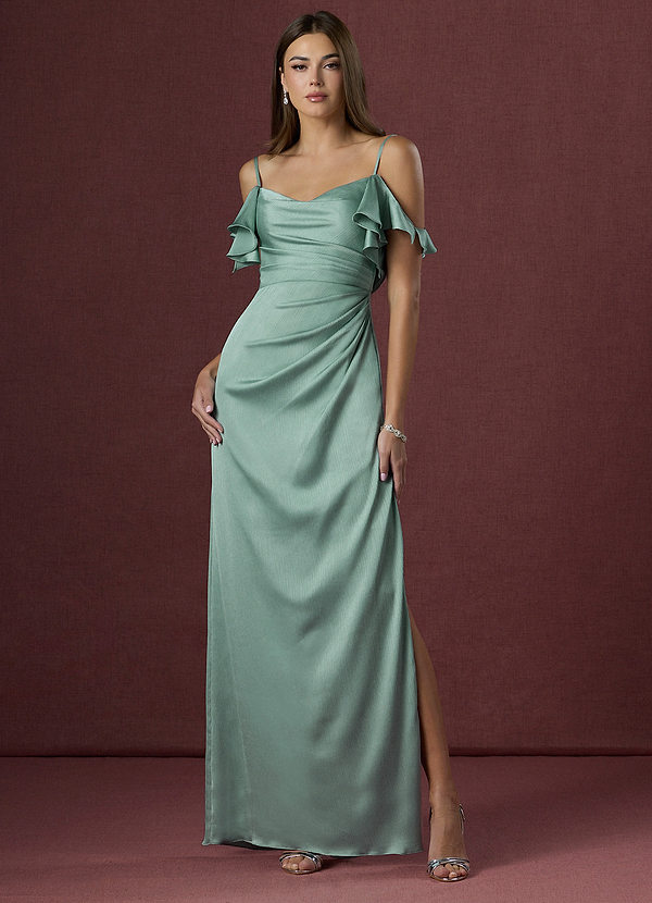 Serina Ice Blue Maxi Dress image1