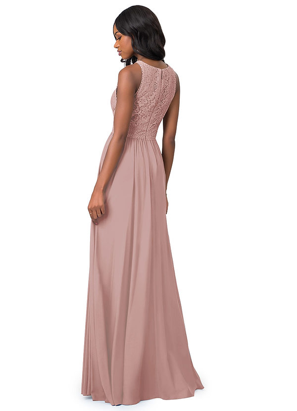 yasmeen lace jersey maxi bridesmaid dress