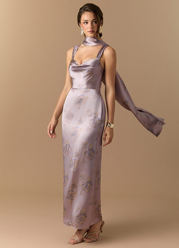 Adrine Mauve Bloom Maxi Dress image1