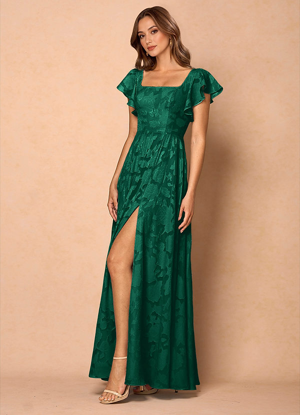 Robe Maxi Vert Chasseur Anna image1