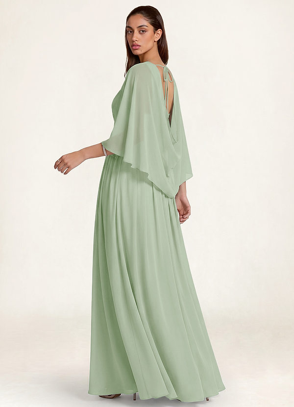 front Azazie Matching Color Classic Chiffon Shawl