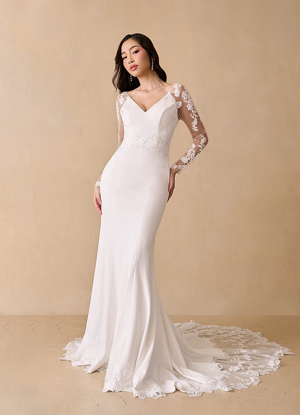 white formal dresses with sleeves Tiffany Princess 13768 Size 2 White Girls Shimmer Lace Pageant Dress off the Shoulder Corset Formal Gown main image 1