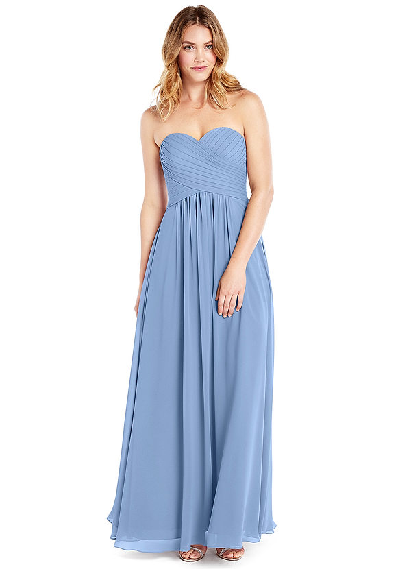  Azazie Corin Bridesmaid Dress  Steel Blue Azazie 