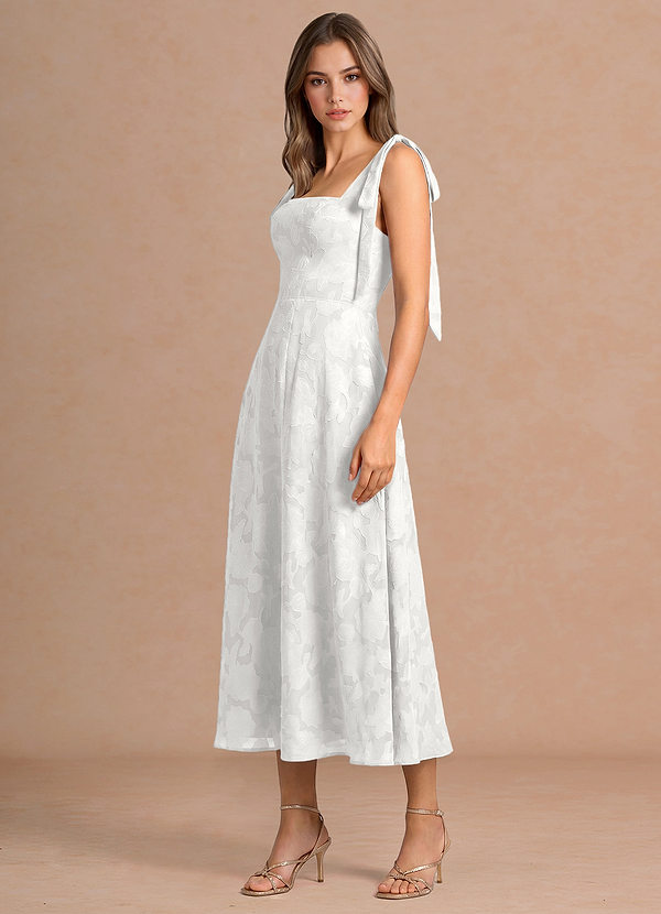 Robe Midi Blanc Debra image1