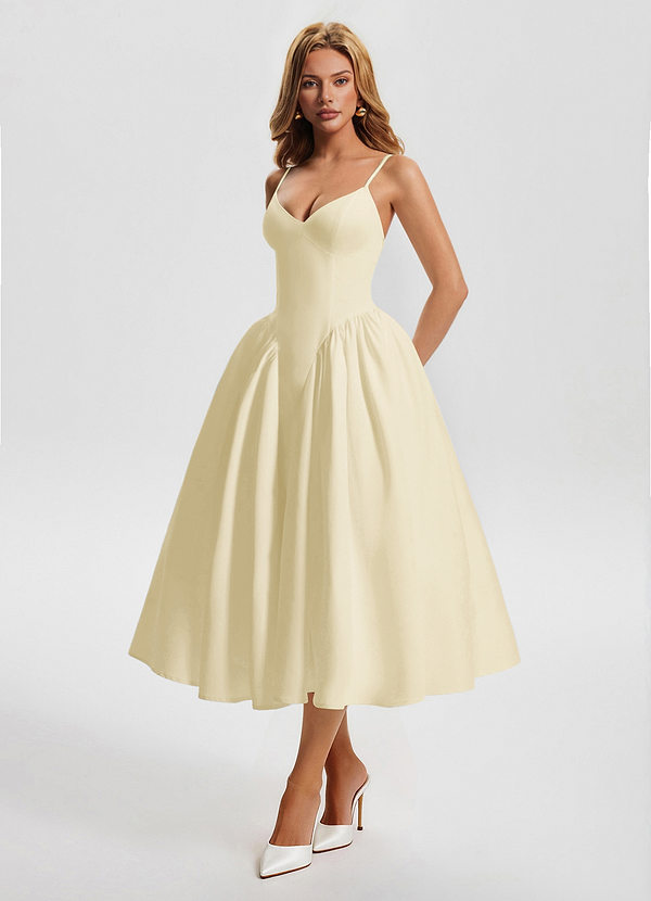 L'Amour Midi Klänning Citronsorbet image1