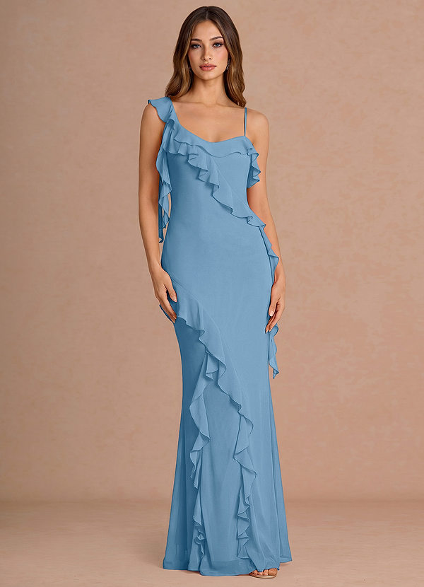 Giselle Steel Blue Maxi Dress image1