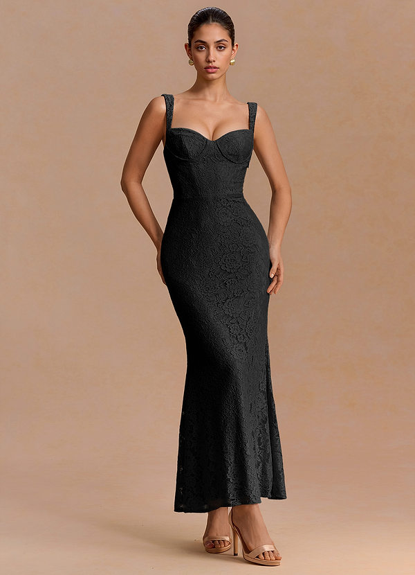Lillienne Black Maxi Dress image1