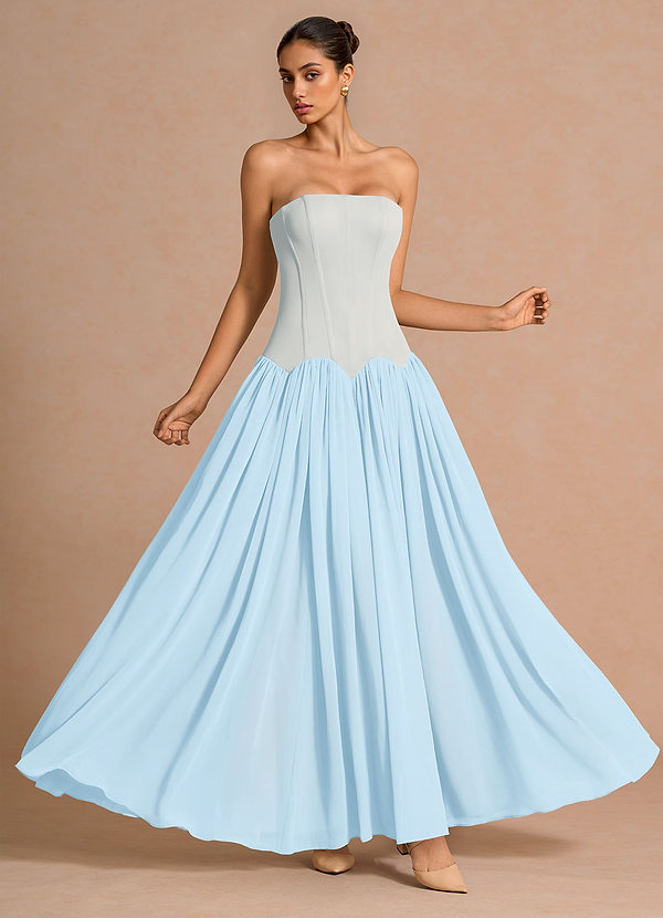 Eirisse Sky Blue Maxi Dress Ready to Ship