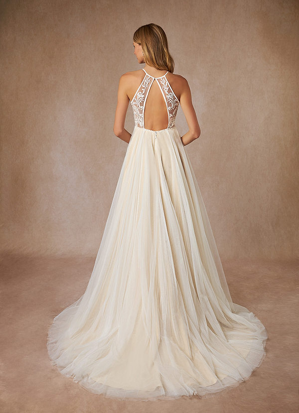 back Azazie Odell Wedding Dress