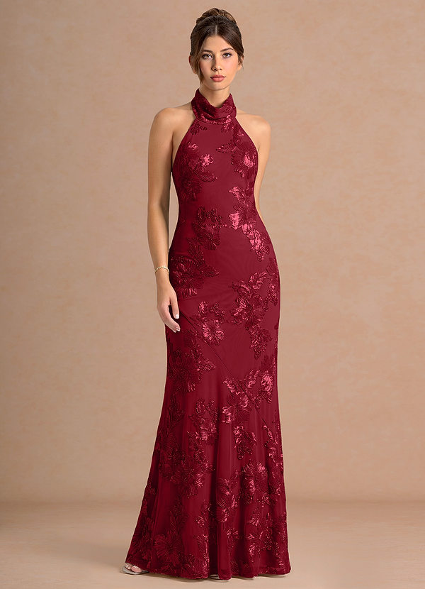 suknia Burgundia Maxi Dillon image1