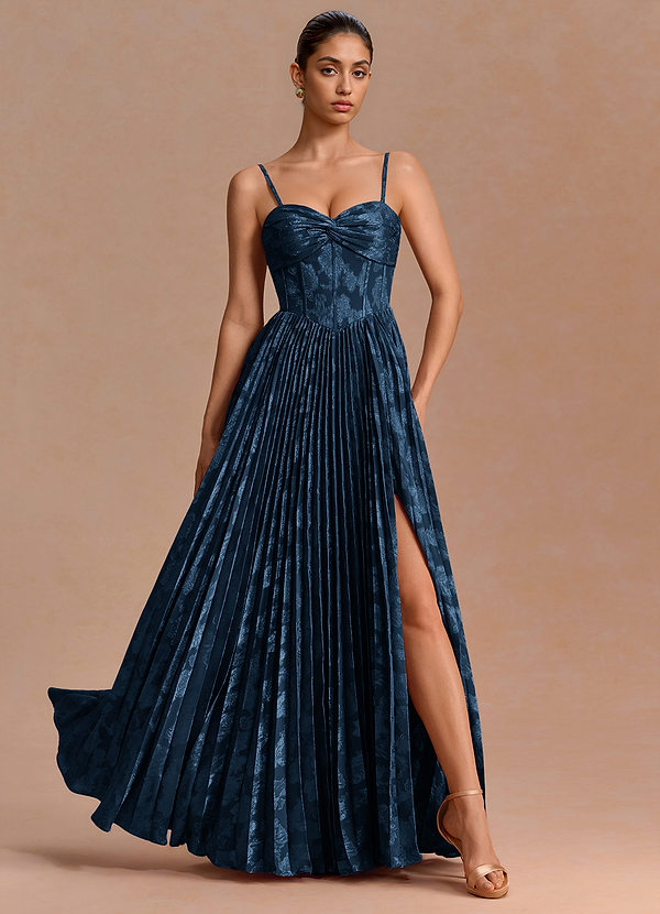 Delfina Navy Maxi Dress image1
