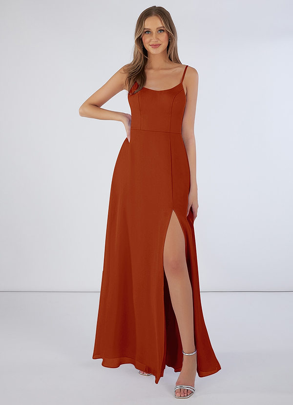 Paprika Azazie Moira Bridesmaid Dresses Azazie