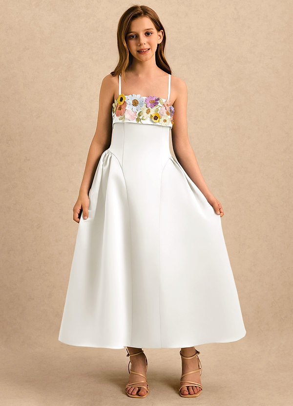 Azazie Gianna Girls Formal Sukienki dla dziewczynek sypiących kwiaty  image1