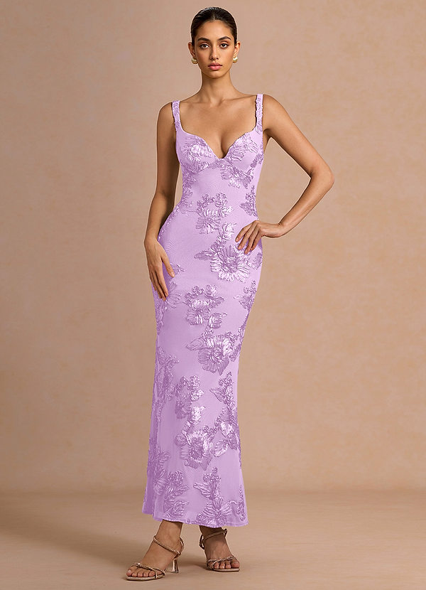 Kiele Frosted Lilac Maxi Dress image1