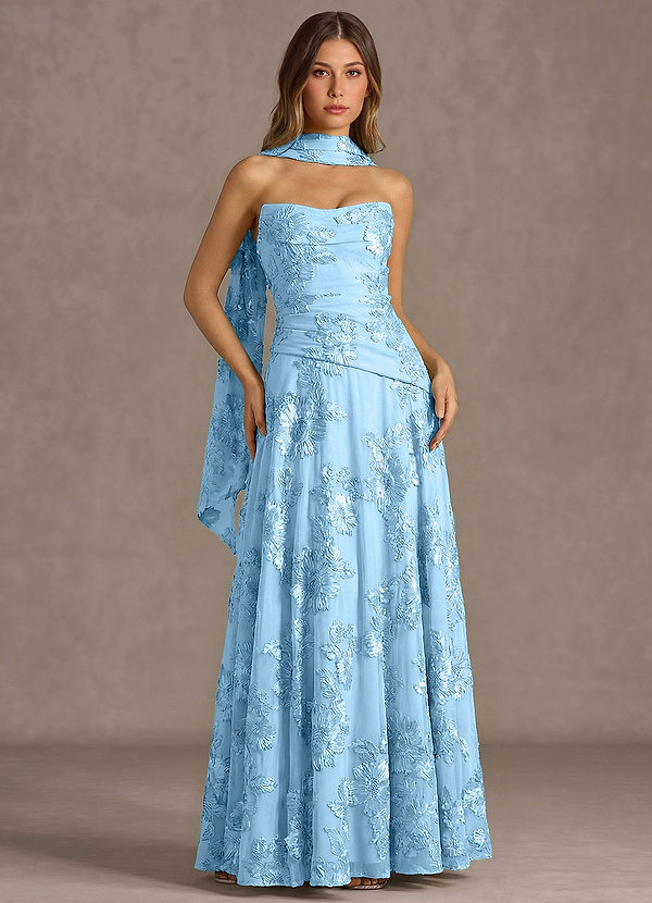 Robe Maxi Bleu Ciel Gabriela image1