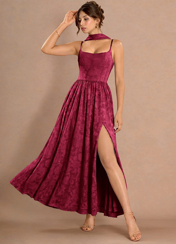 Orienne Merlot Maxi Dress image1