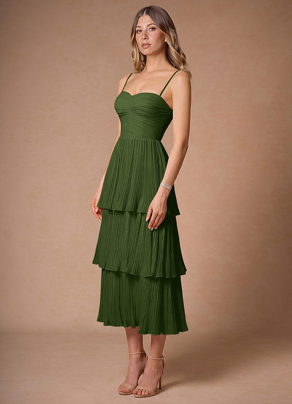 Isla Olive Midi Dress image1