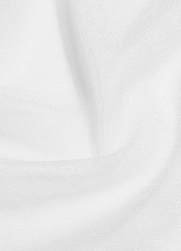 front Azazie Tela De Tul  Cortada A Medida Marfil