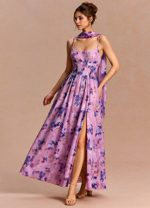 Eleanora Purple Maxi Dress image1