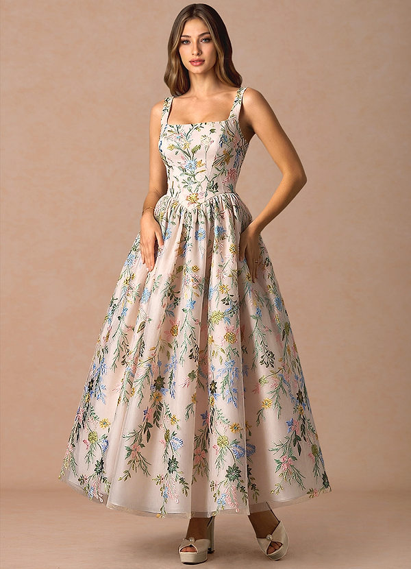 Kioni Blush Pink Multi Maxi Dress image1