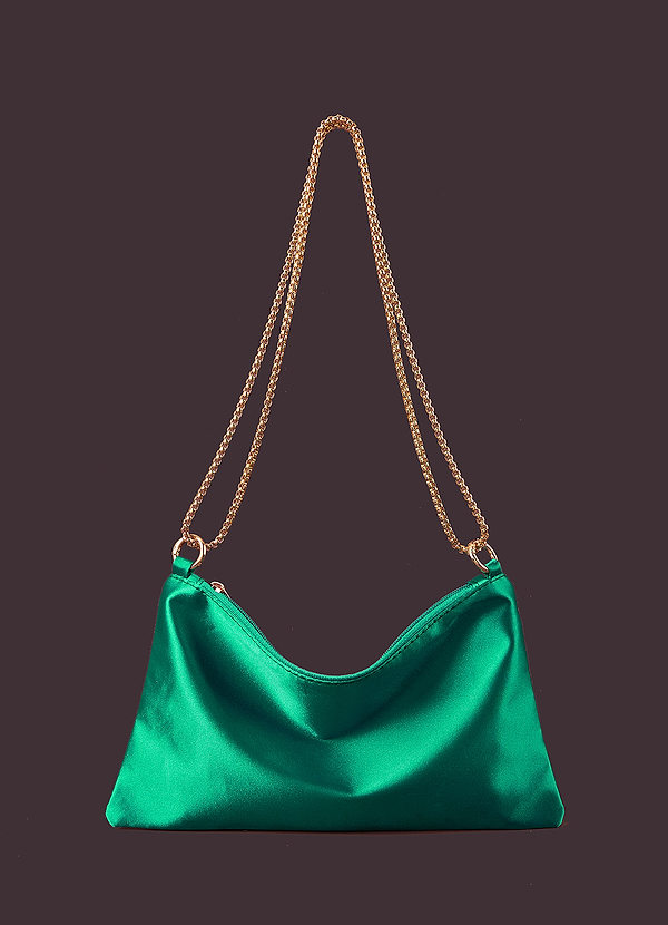 front Metallic Chain Underarm Bag