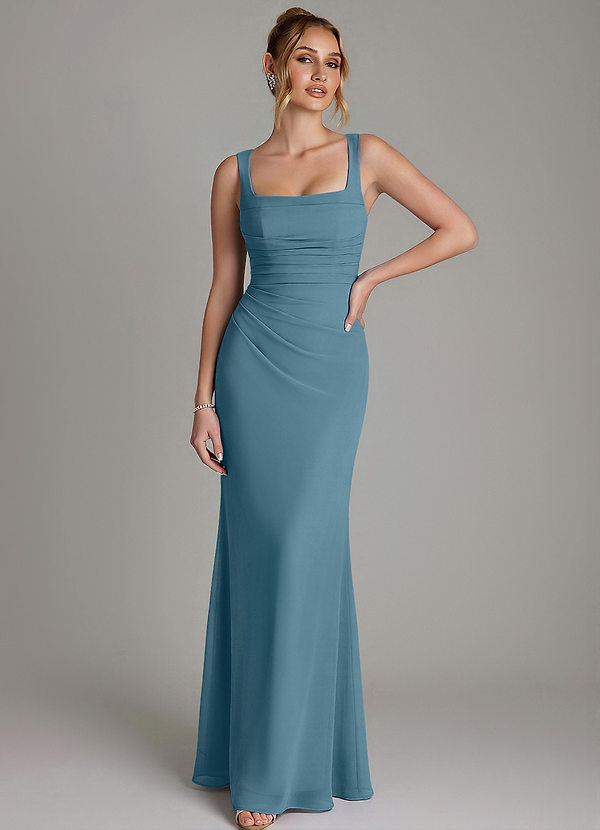 Agustina Bridesmaid Dresses Bermuda Mermaid Corset Chiffon Dress image1