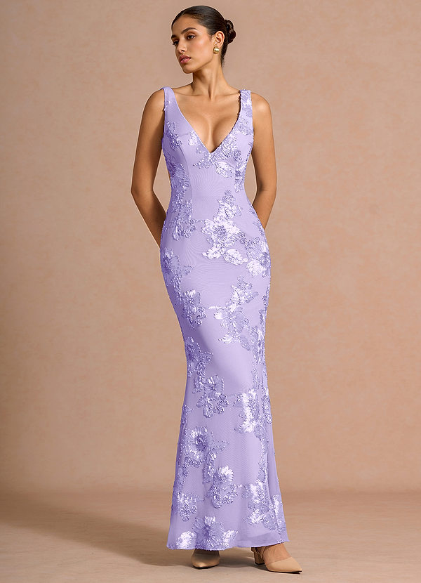 Ivellea Pale Purple Maxi Dress image1
