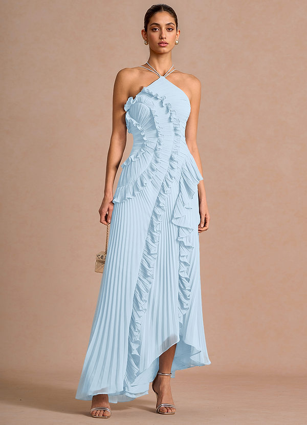 Maxi jurk Hatsu Hemelsblauw image1