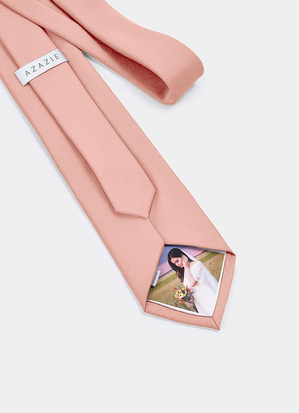 front Matte Satin Custom Photo Tie – Personalized Necktie