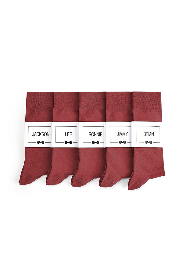 front Herensokken met aangepast label