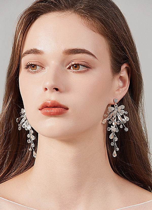 back Flower Glow Earrings